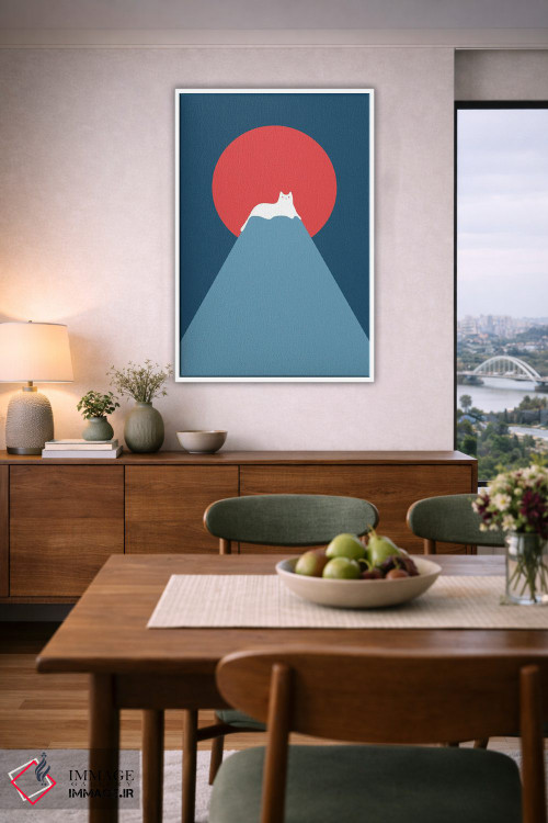 تابلو مینیمال چشم انداز گربه XXVIII-D اثر لیم هنگ سوی - D6W