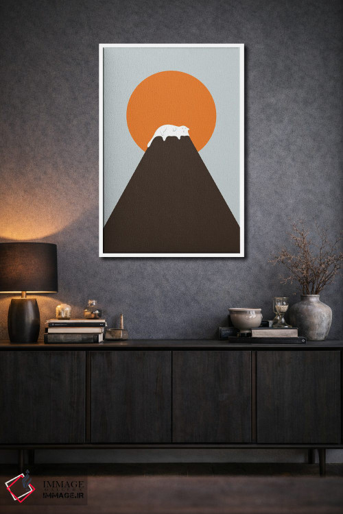 تابلو مینیمال چشم انداز گربه XXVIII-B اثر لیم هنگ سوی - D1W