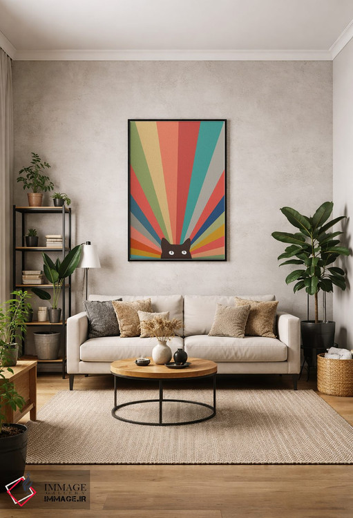 تابلو دکوراتیو منظره گربه شماره ۴۸ اثر لیم هنگ سوی - D1B