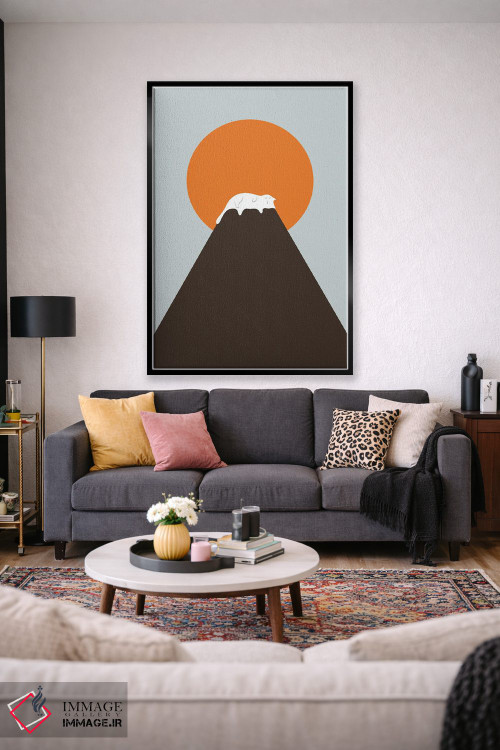 تابلو مینیمال چشم انداز گربه XXVIII-B اثر لیم هنگ سوی - D2B