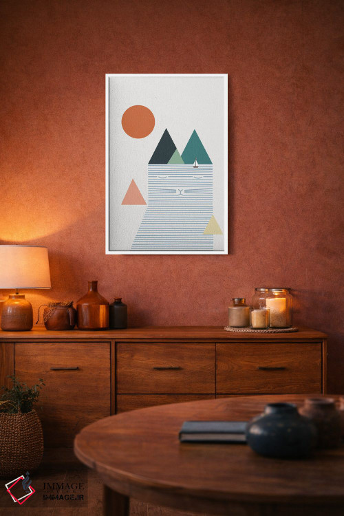 تابلو مینیمال منظره گربه شماره ۵۲ اثر لیم هنگ سوی - D2W