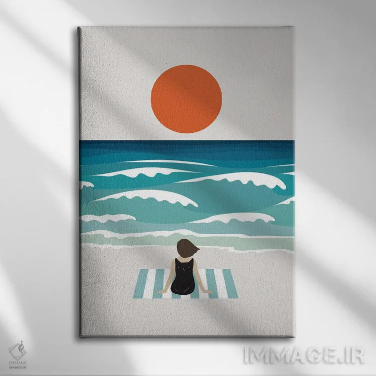 تابلو دکوراتیو منظره گربه شماره ۶۲ اثر لیم هنگ سوی - نمای روبهرو روی دیوار