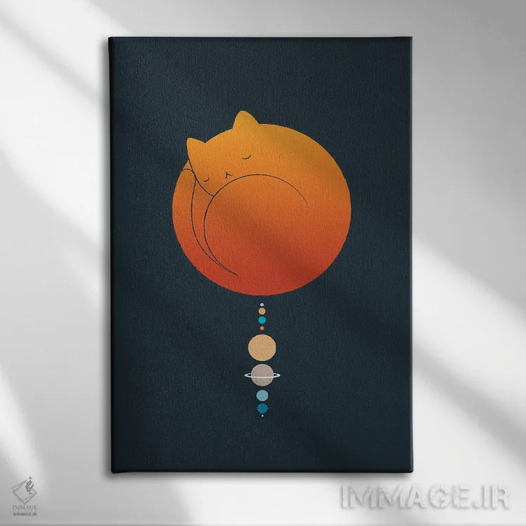 تابلو دکوراتیو منظره گربه شماره ۶۶ اثر لیم هنگ سوی - نمای روبهرو روی دیوار