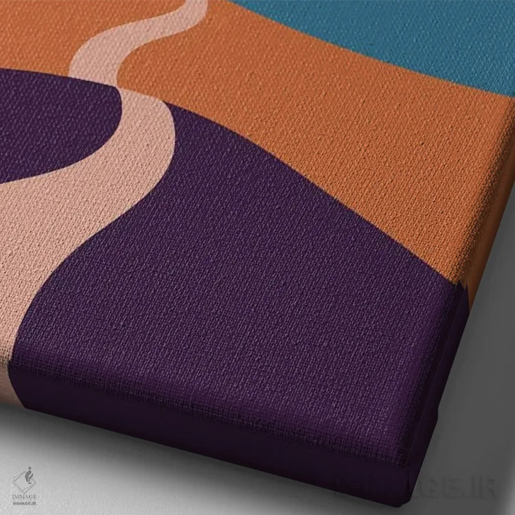 تابلو مدرن منظره گربه شماره ۶۵ اثر لیم هنگ سوی - نمای نزدیک بافت بوم