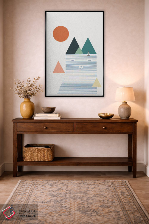 تابلو مینیمال منظره گربه شماره ۵۲ اثر لیم هنگ سوی - D3B