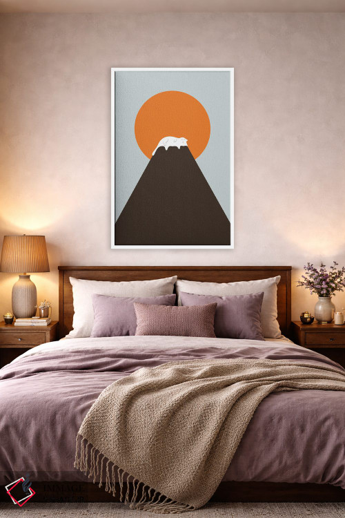 تابلو مینیمال چشم انداز گربه XXVIII-B اثر لیم هنگ سوی - D3W