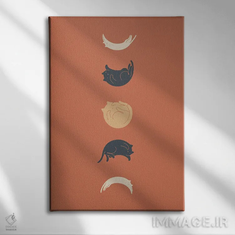 تابلو دکوراتیو منظره گربه شماره ۶۱ اثر لیم هنگ سوی - نمای روبهرو روی دیوار