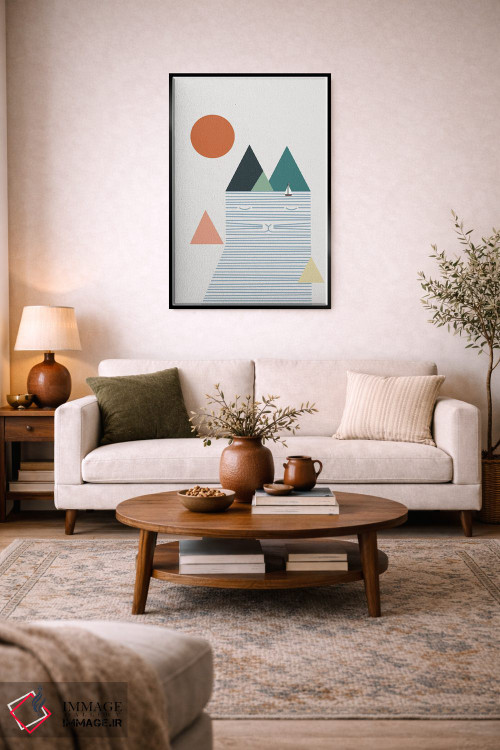 تابلو مینیمال منظره گربه شماره ۵۲ اثر لیم هنگ سوی - D4B