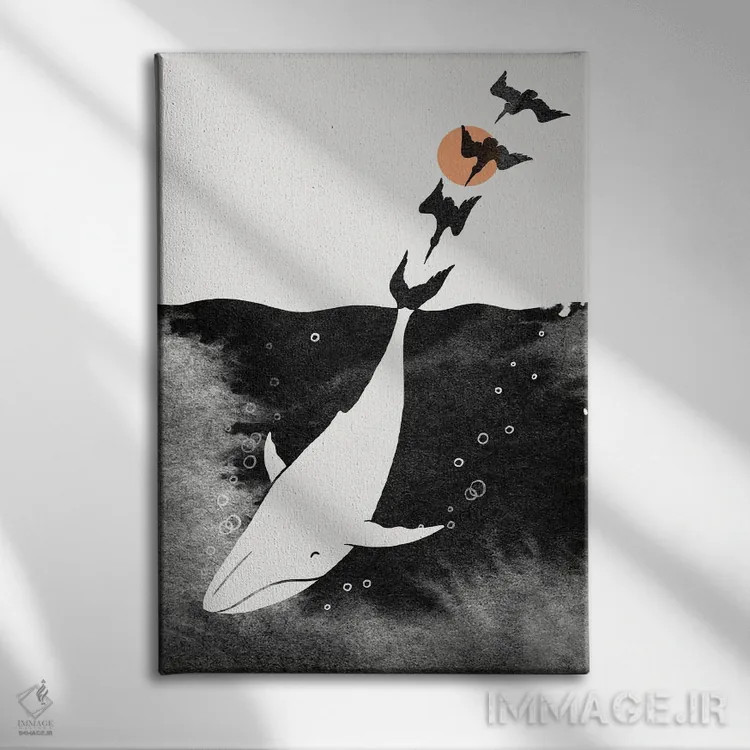 تابلو دکوراتیو غرق شدن در خوشبختی اثر لیم هنگ سوی - نمای روبهرو روی دیوار