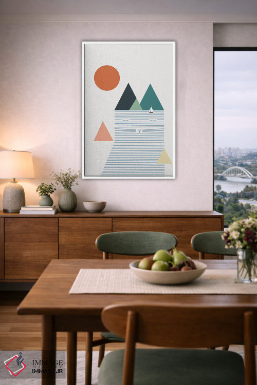 تابلو مینیمال منظره گربه شماره ۵۲ اثر لیم هنگ سوی - D5W