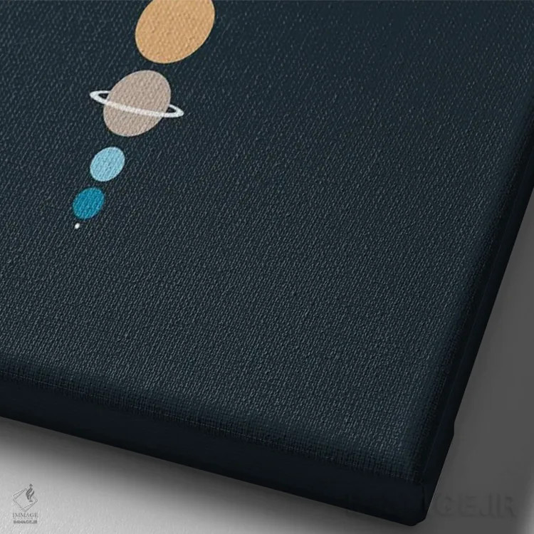 تابلو دکوراتیو منظره گربه شماره ۶۶ اثر لیم هنگ سوی - نمای نزدیک بافت بوم