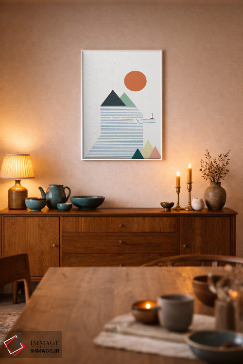 تابلو مینیمال منظره گربه شماره ۵۴ اثر لیم هنگ سوی - D5W