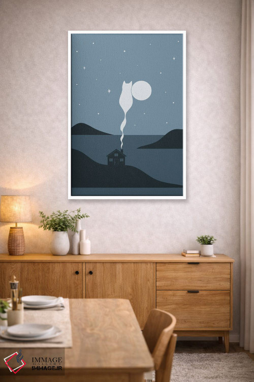 تابلو دکوراتیو منظره گربه شماره ۴۵ اثر لیم هنگ سوی - D4W