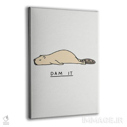 تابلو مدرن جانوران احساساتی: سگ آبی اثر لیم هنگ سوی - نمای پرسپکتیو محصول