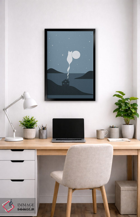 تابلو دکوراتیو منظره گربه شماره ۴۵ اثر لیم هنگ سوی - D6B