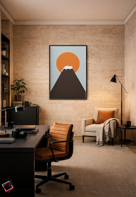 تابلو مینیمال چشم انداز گربه XXVIII-B اثر لیم هنگ سوی - D6B