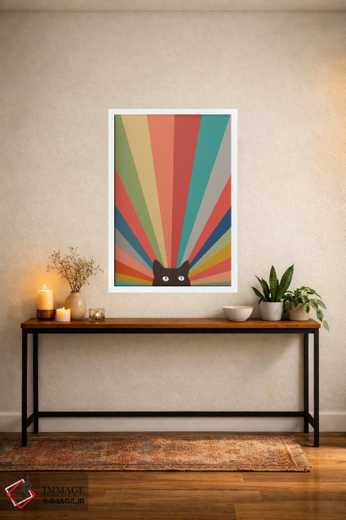 تابلو دکوراتیو منظره گربه شماره ۴۸ اثر لیم هنگ سوی - D3W
