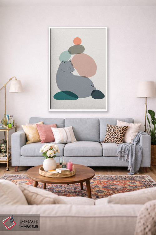 تابلو مینیمال منظره گربه شماره ۶۰ اثر لیم هنگ سوی - D1W