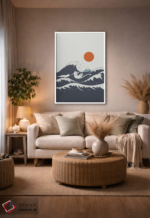 تابلو دکوراتیو منظره گربه شماره ۵۵-الف اثر لیم هنگ سوی - D3W