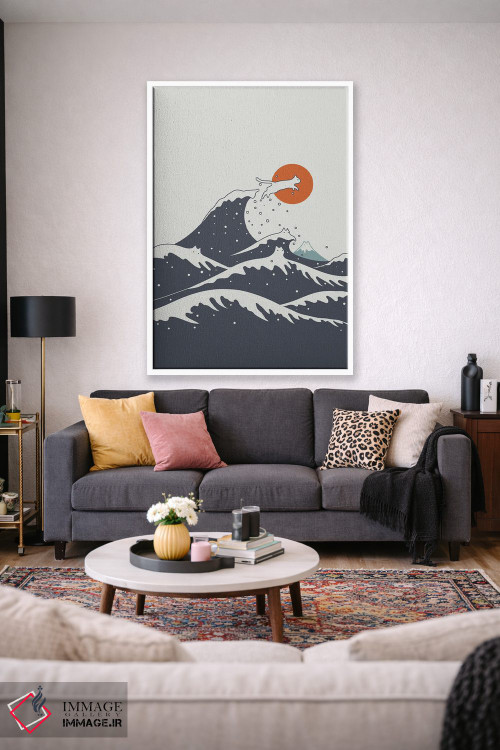 تابلو دکوراتیو منظره گربه شماره ۵۵-ج اثر لیم هنگ سوی - D1W