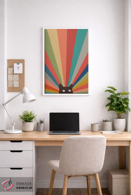 تابلو دکوراتیو منظره گربه شماره ۴۸ اثر لیم هنگ سوی - D4W