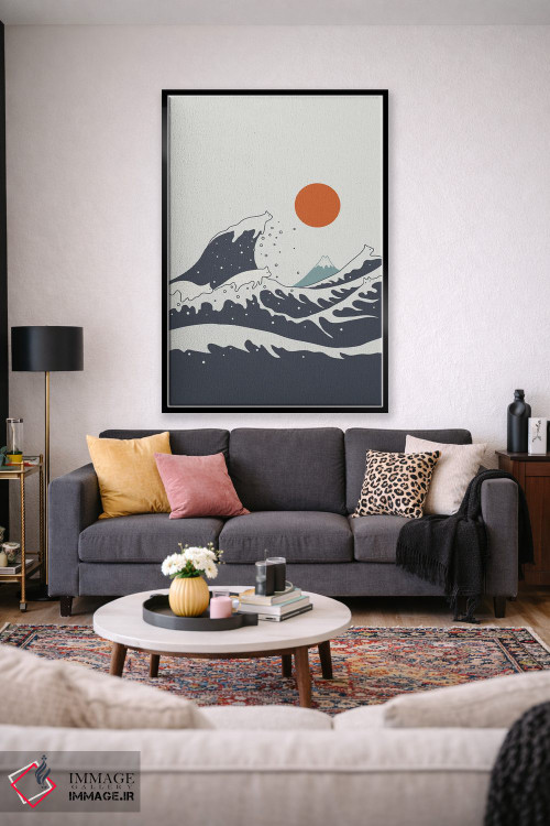 تابلو دکوراتیو منظره گربه شماره ۵۵-ب اثر لیم هنگ سوی - D2B