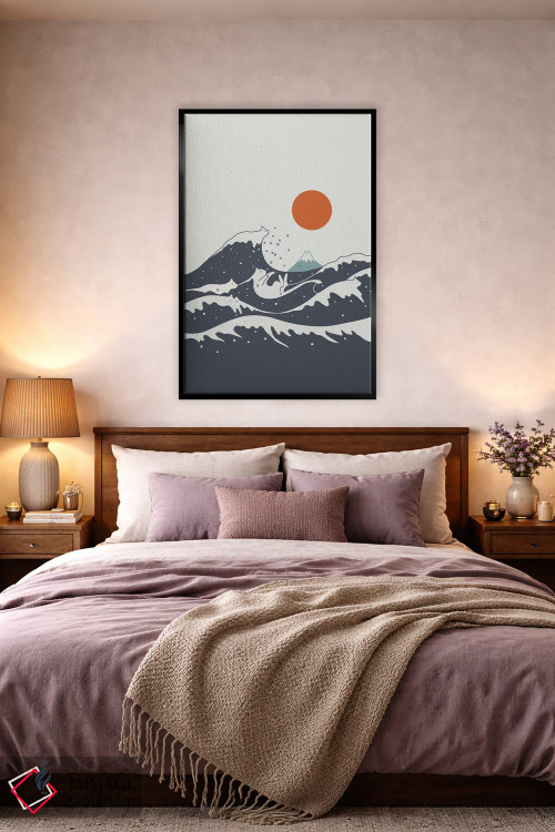 تابلو دکوراتیو منظره گربه شماره ۵۵-الف اثر لیم هنگ سوی - D4B