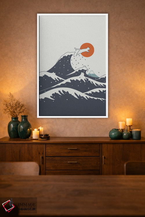 تابلو دکوراتیو منظره گربه شماره ۵۵-ج اثر لیم هنگ سوی - D2W