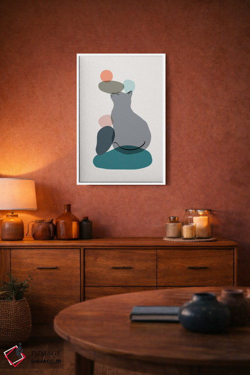 تابلو مینیمال منظره گربه شماره ۵۹ اثر لیم هنگ سوی - D4W