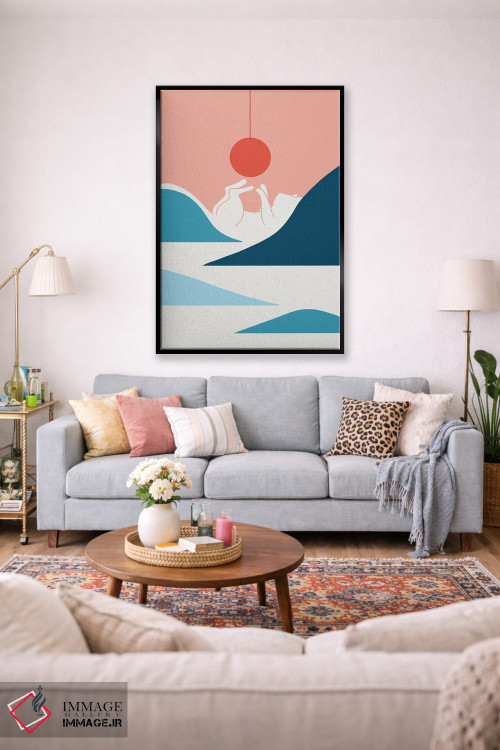 تابلو دکوراتیو منظره گربه شماره ۴ اثر لیم هنگ سوی - D1B