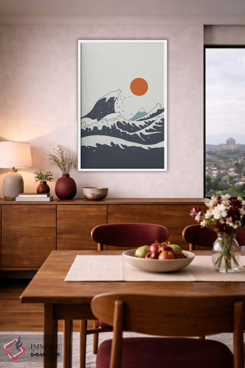 تابلو دکوراتیو منظره گربه شماره ۵۵-ب اثر لیم هنگ سوی - D3W