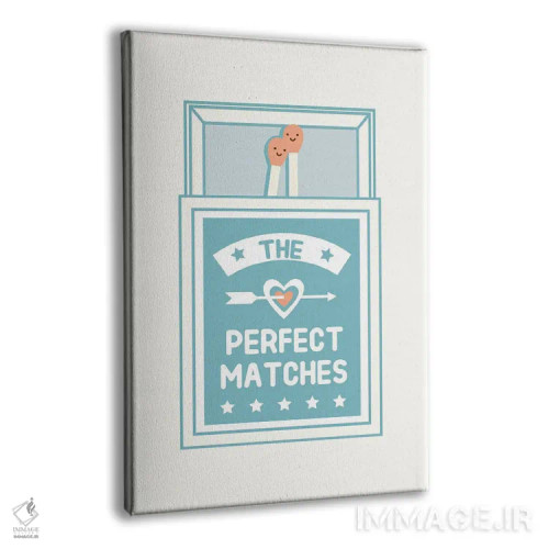 تابلو دکوراتیو جفت های ایده آل اثر لیم هنگ سوی - نمای پرسپکتیو محصول