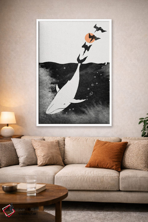 تابلو دکوراتیو غرق شدن در خوشبختی اثر لیم هنگ سوی - D1W