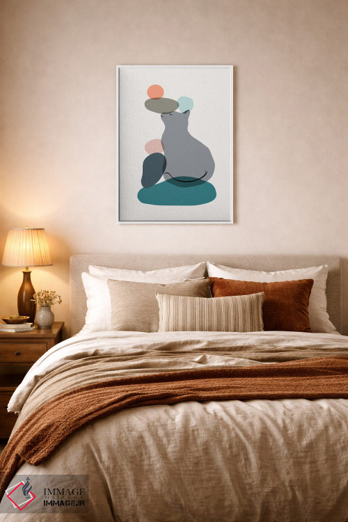 تابلو مینیمال منظره گربه شماره ۵۹ اثر لیم هنگ سوی - D5W