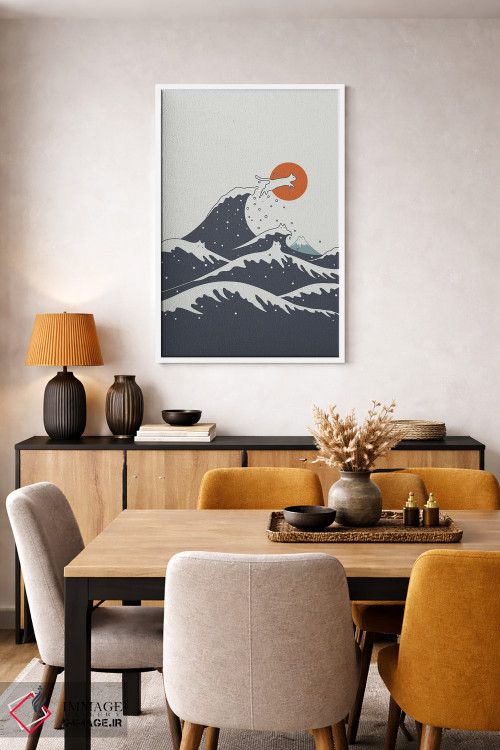 تابلو دکوراتیو منظره گربه شماره ۵۵-ج اثر لیم هنگ سوی - D4W