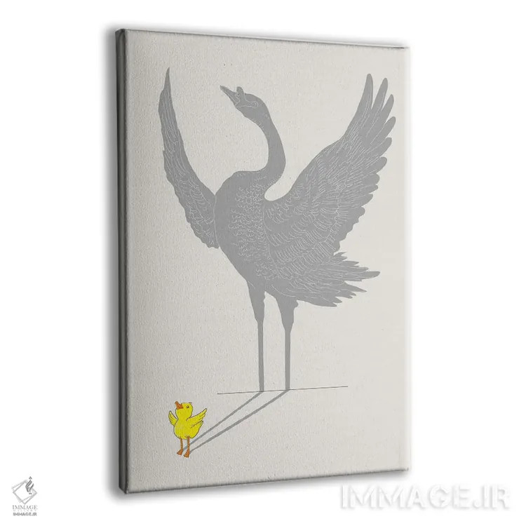 تابلو دکوراتیو روزی اثر لیم هنگ سوی - نمای پرسپکتیو محصول