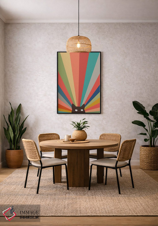 تابلو دکوراتیو منظره گربه شماره ۴۸ اثر لیم هنگ سوی - D6B