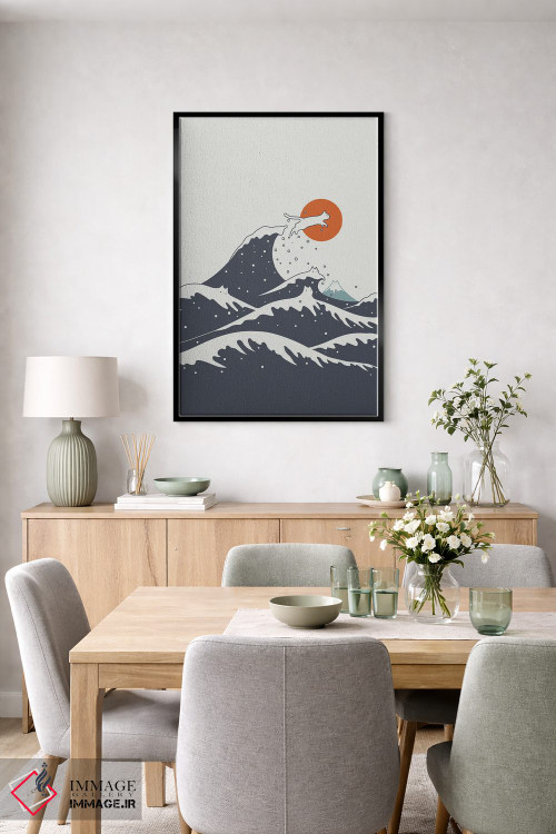 تابلو دکوراتیو منظره گربه شماره ۵۵-ج اثر لیم هنگ سوی - D5B