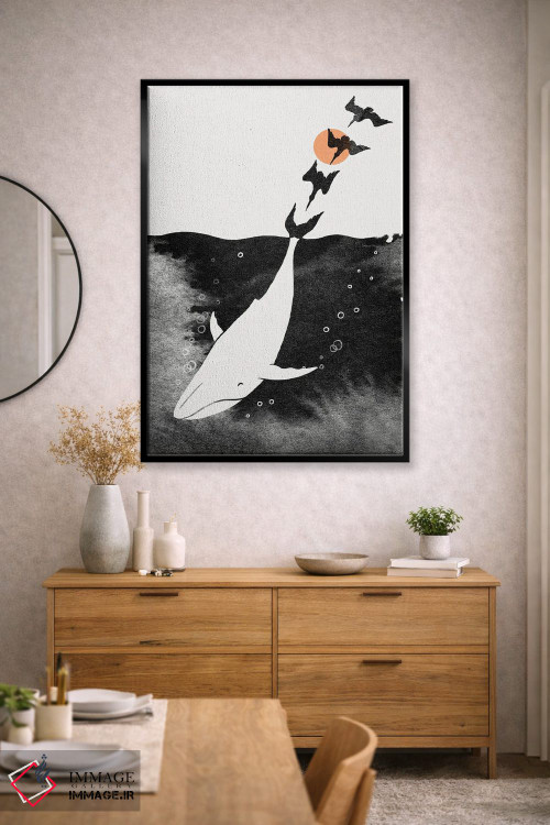 تابلو دکوراتیو غرق شدن در خوشبختی اثر لیم هنگ سوی - D2B