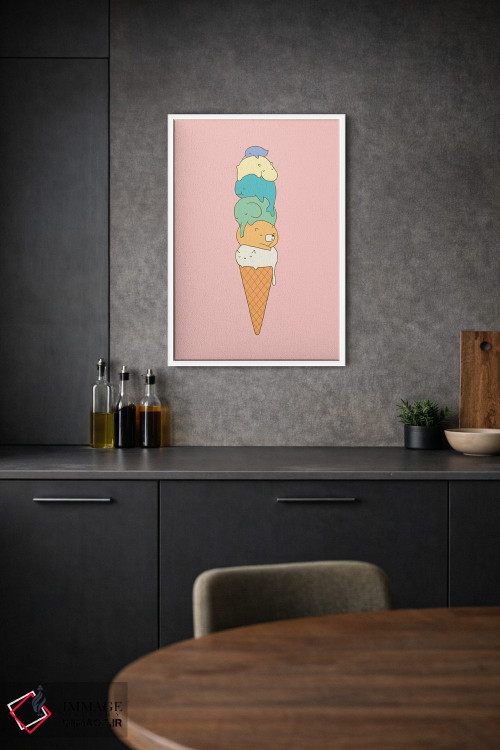 تابلو دکوراتیو در حال ذوب شدن اثر لیم هنگ سوی - D1W