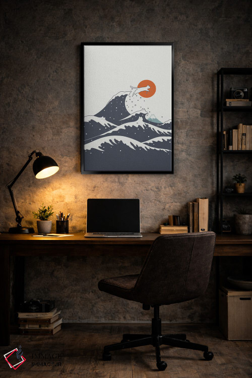 تابلو دکوراتیو منظره گربه شماره ۵۵-ج اثر لیم هنگ سوی - D6B