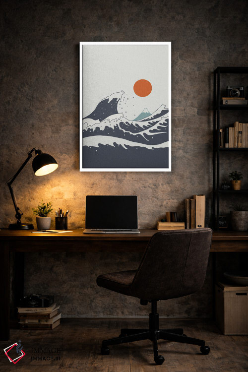 تابلو دکوراتیو منظره گربه شماره ۵۵-ب اثر لیم هنگ سوی - D6W