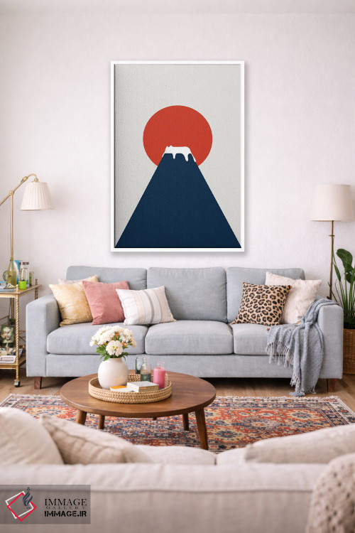 تابلو مینیمال منظره گربه شماره ۵ اثر لیم هنگ سوی - D1W