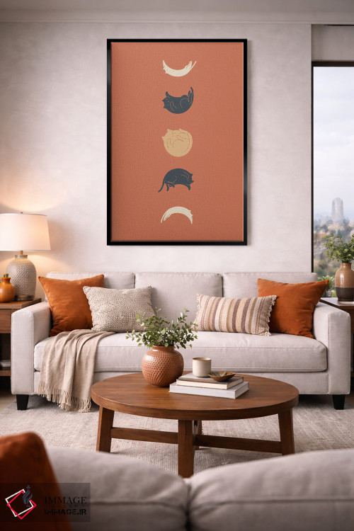 تابلو دکوراتیو منظره گربه شماره ۶۱ اثر لیم هنگ سوی - D1B