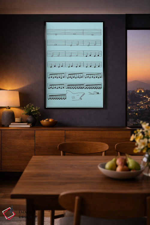 تابلو دکوراتیو بسیار آرام و تهدیدآمیز اثر لیم هنگ سوی - D2B