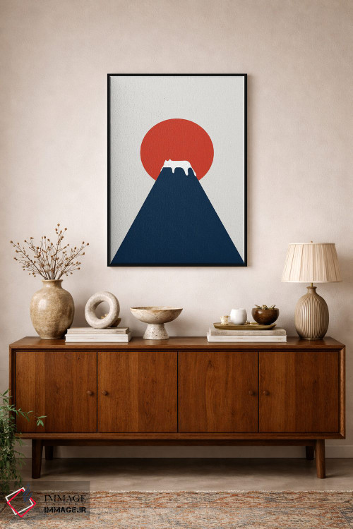 تابلو مینیمال منظره گربه شماره ۵ اثر لیم هنگ سوی - D2B