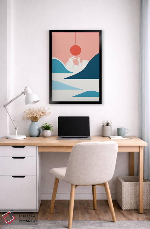 تابلو دکوراتیو منظره گربه شماره ۴ اثر لیم هنگ سوی - D6B