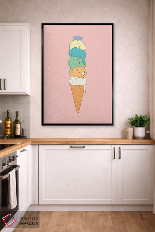 تابلو دکوراتیو در حال ذوب شدن اثر لیم هنگ سوی - D3B