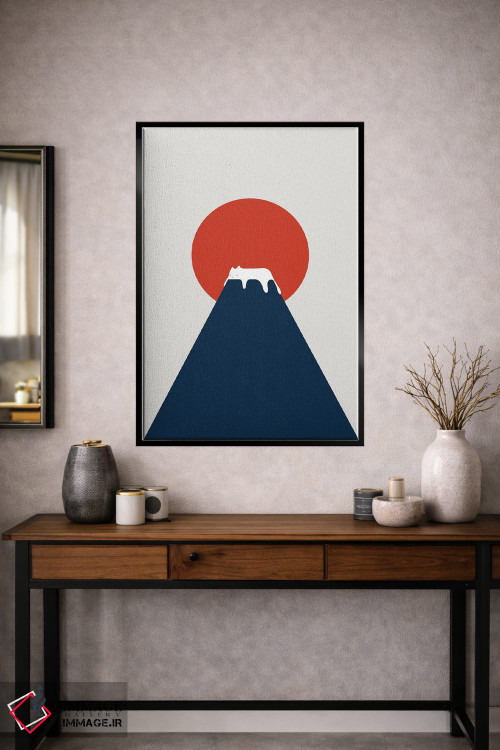 تابلو مینیمال منظره گربه شماره ۵ اثر لیم هنگ سوی - D3B