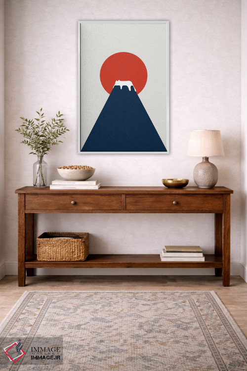 تابلو مینیمال منظره گربه شماره ۵ اثر لیم هنگ سوی - D4W